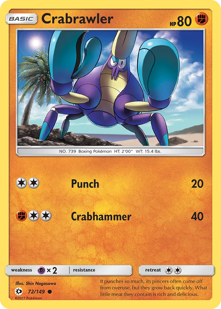 Crabrawler · Sun & Moon