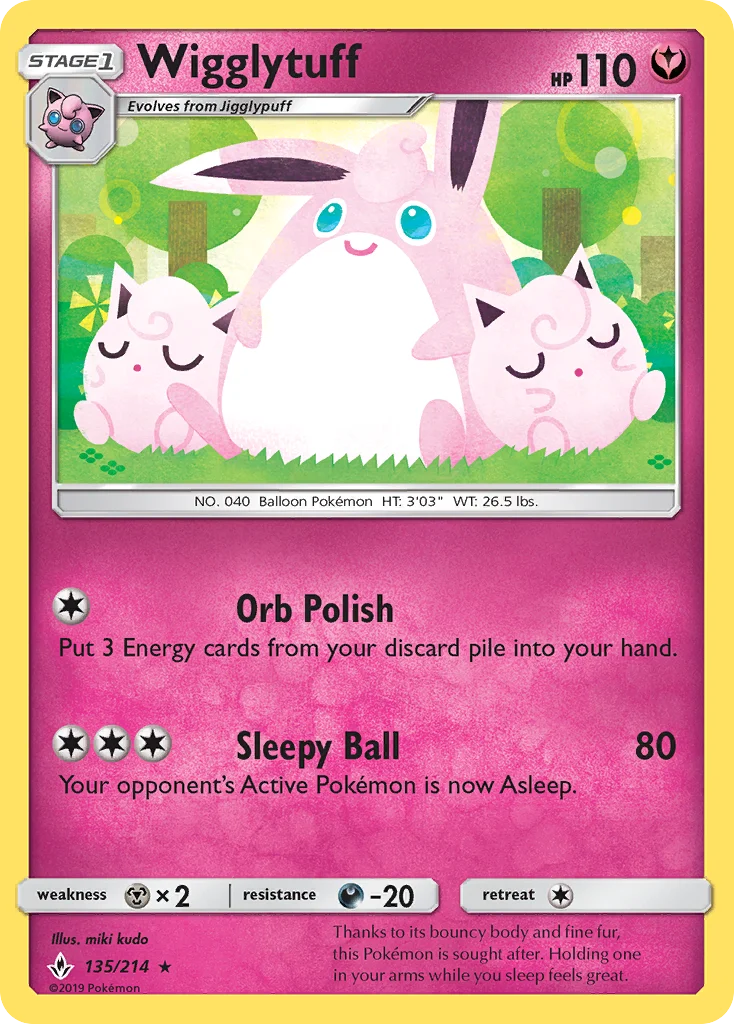 Wigglytuff · Unbroken Bonds