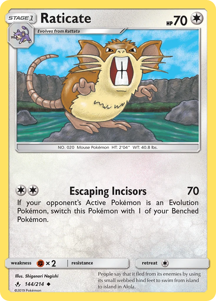 Raticate · Unbroken Bonds