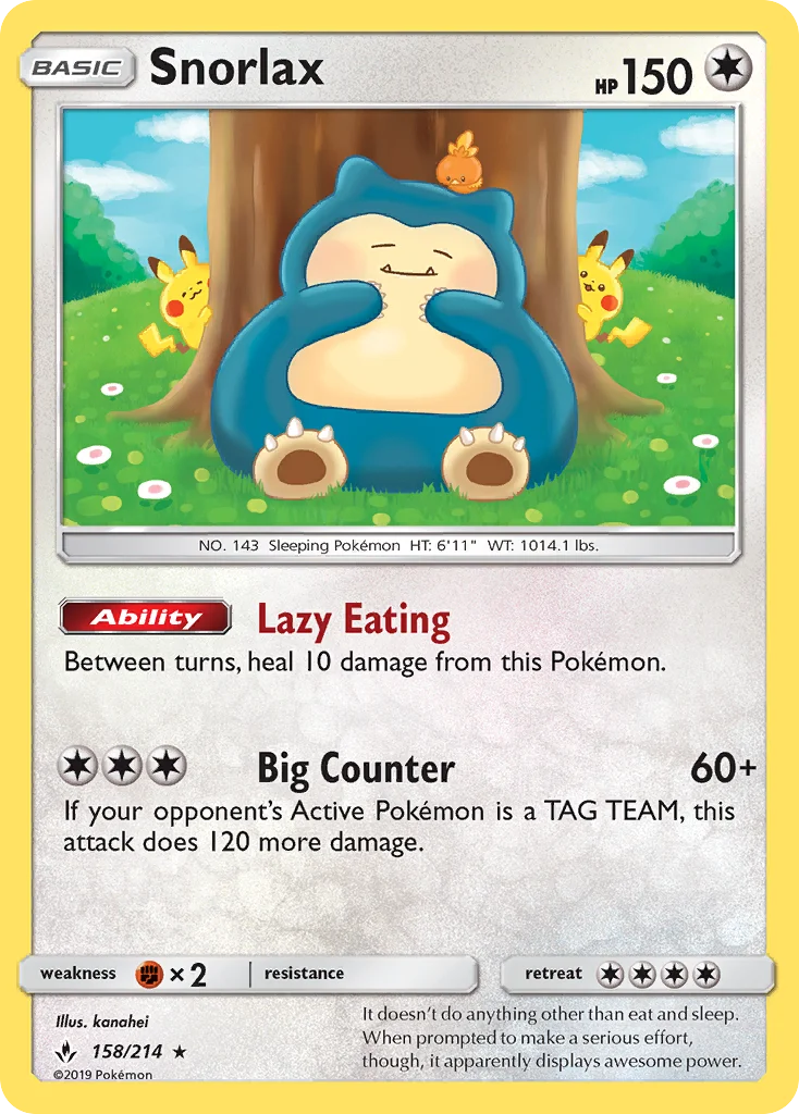 Snorlax · Unbroken Bonds