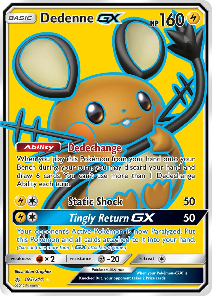 Dedenne-GX · Unbroken Bonds