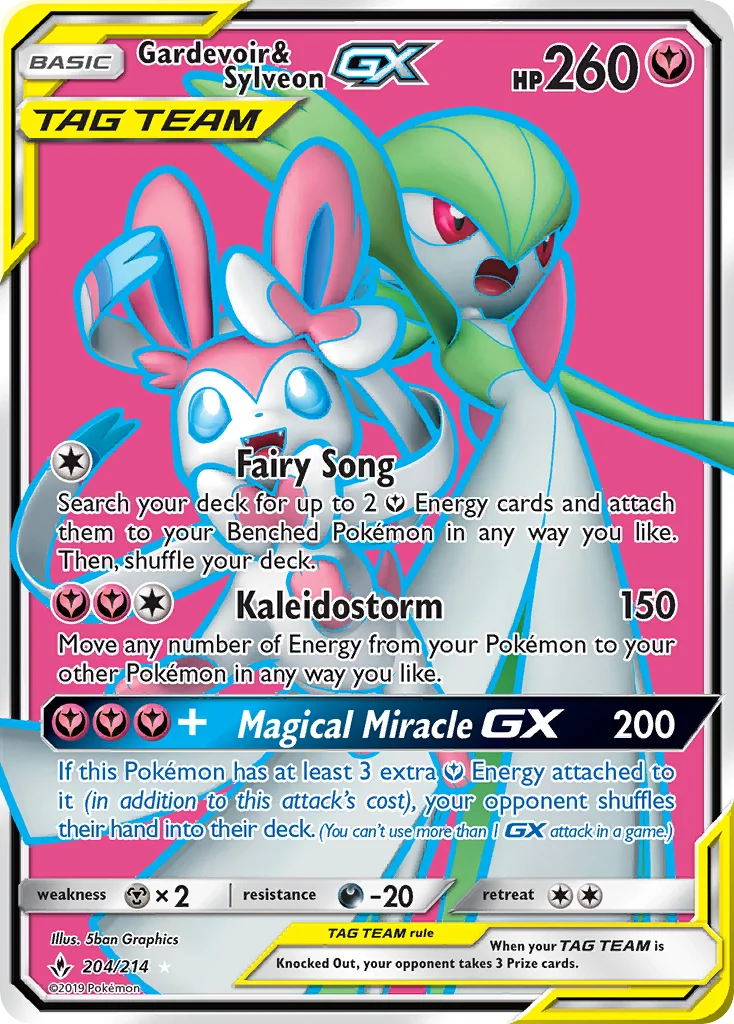 Gardevoir & Sylveon-GX · Unbroken Bonds