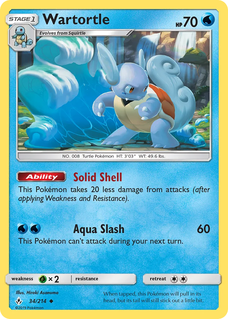 Wartortle · Unbroken Bonds
