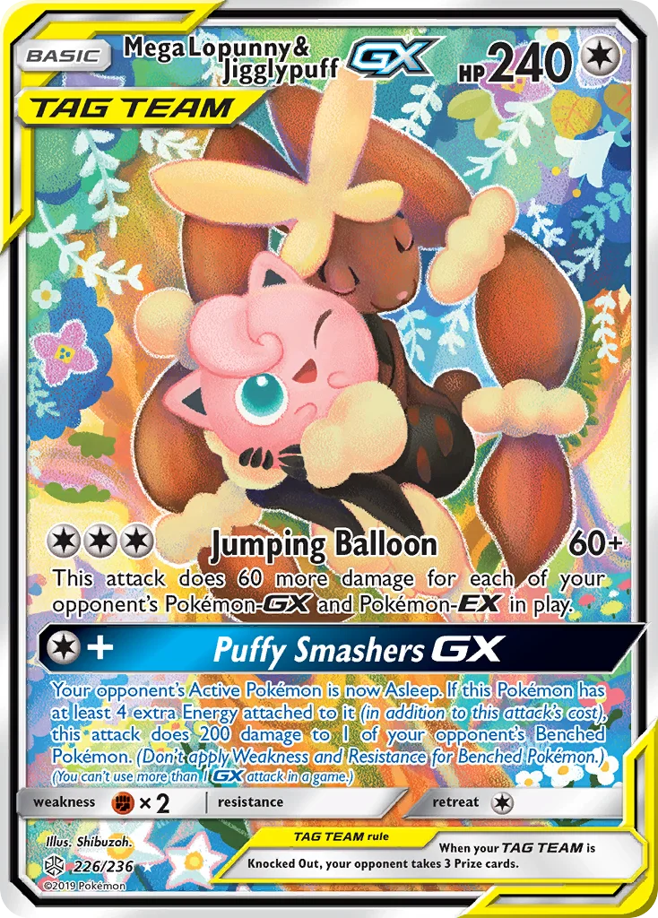 Mega Lopunny & Jigglypuff-GX · Cosmic Eclipse