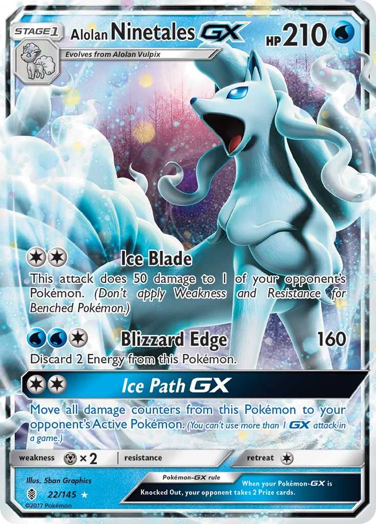 Alolan Ninetales-GX · Guardians Rising