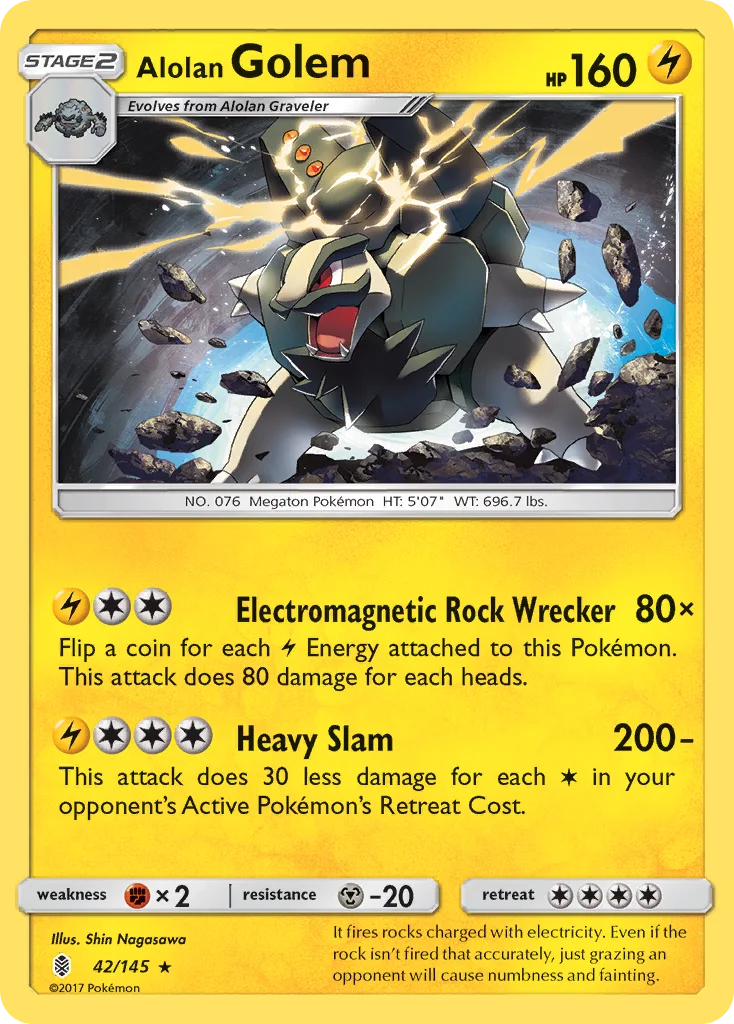 Alolan Golem · Guardians Rising
