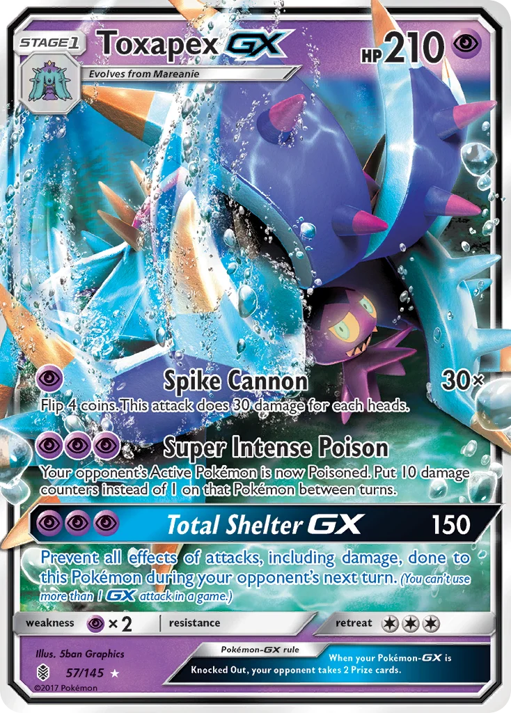 Toxapex-GX · Guardians Rising