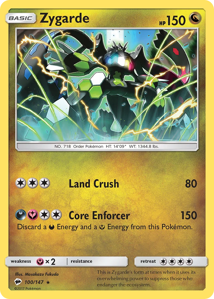 Zygarde · Burning Shadows
