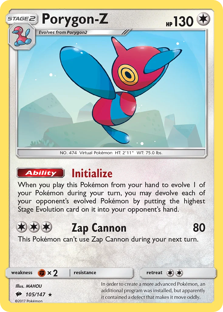 Porygon-Z · Burning Shadows