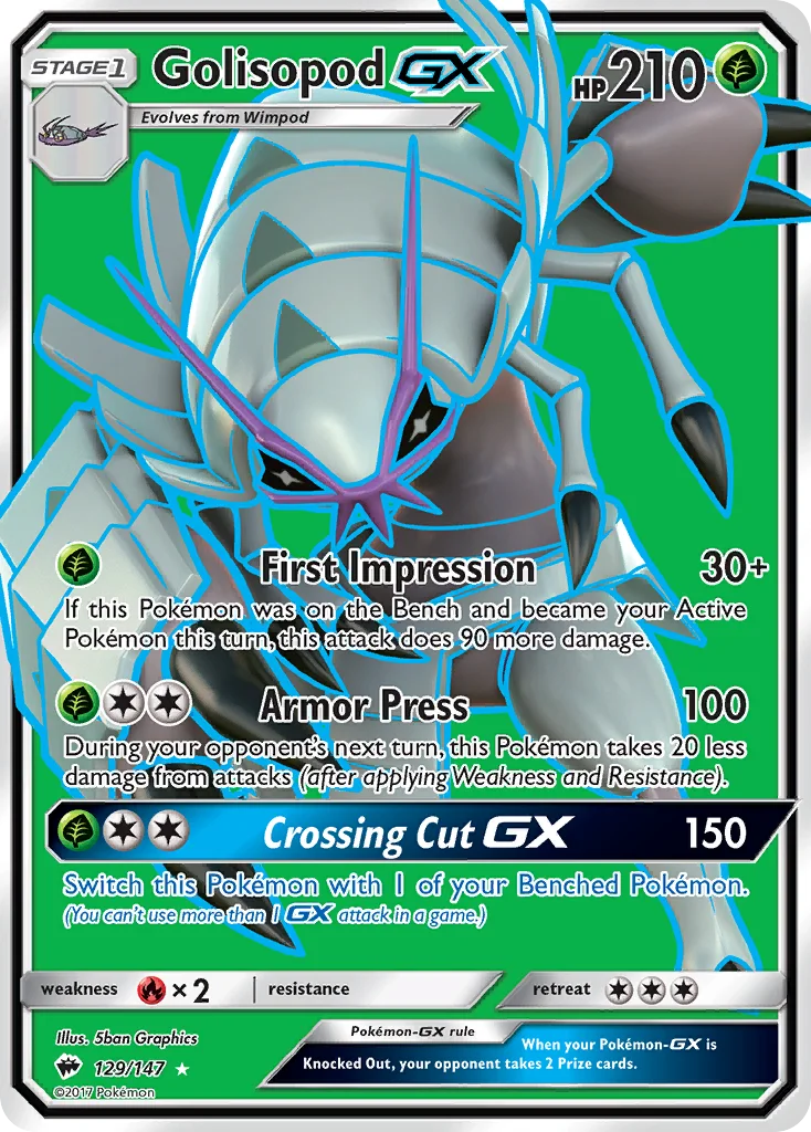 Golisopod-GX · Burning Shadows