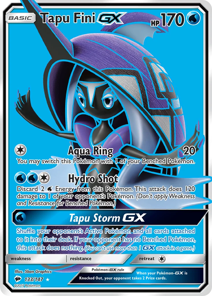 Tapu Fini-GX · Burning Shadows