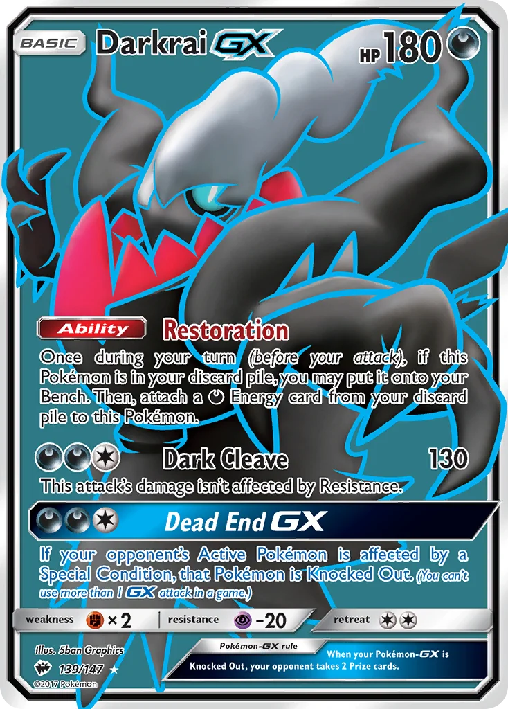 Darkrai-GX · Burning Shadows