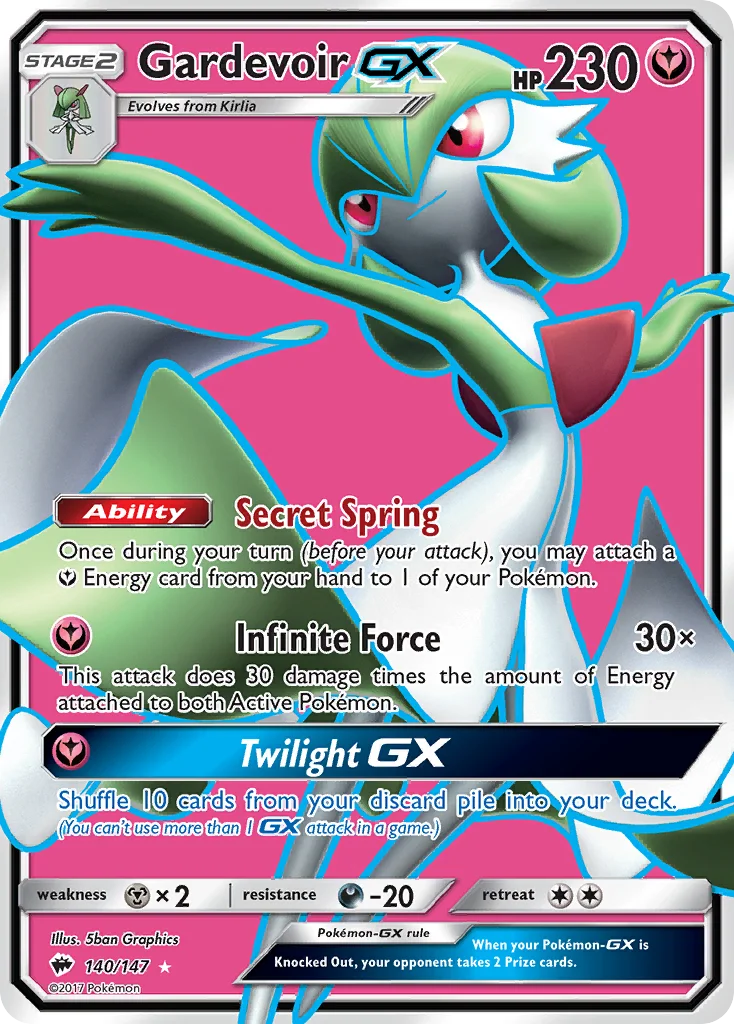 Gardevoir-GX · Burning Shadows