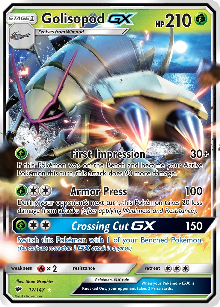 Golisopod-GX · Burning Shadows