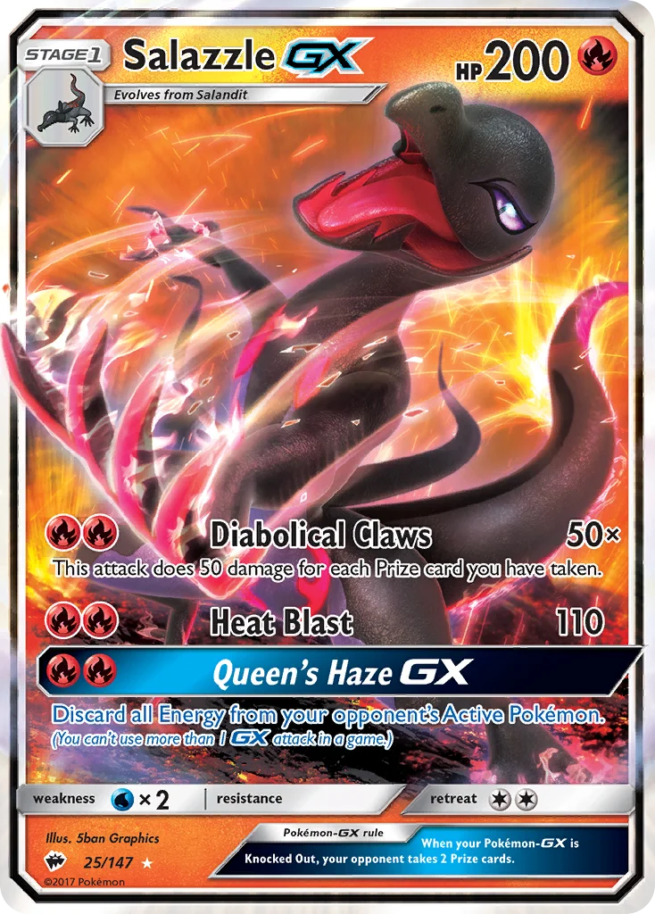 Salazzle-GX · Burning Shadows