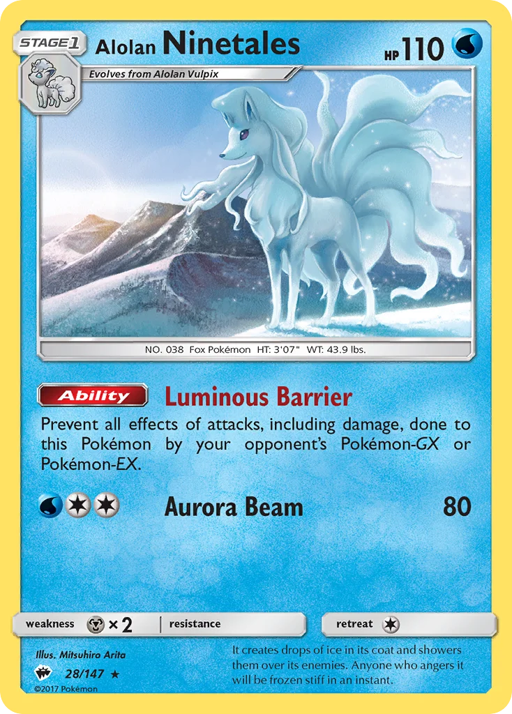Alolan Ninetales · Burning Shadows