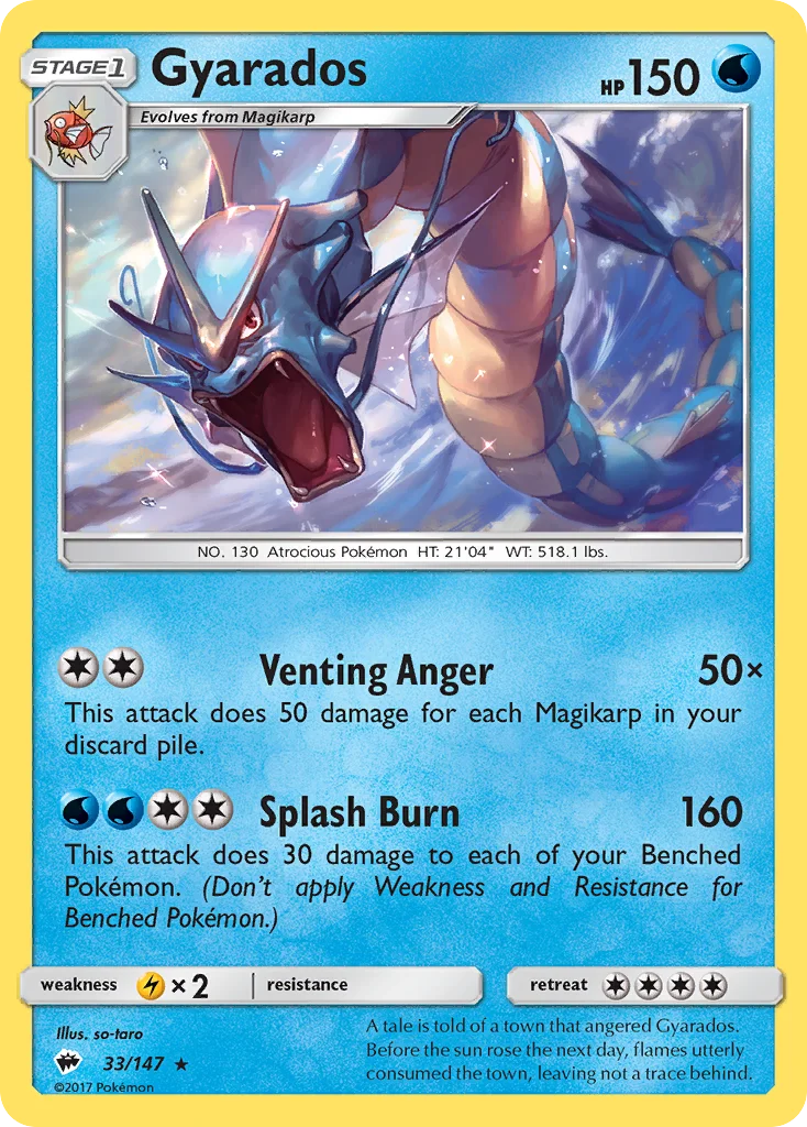 Gyarados · Burning Shadows