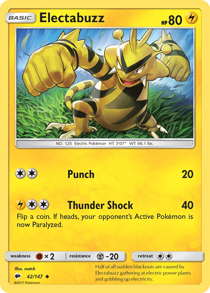 Electabuzz · Burning Shadows