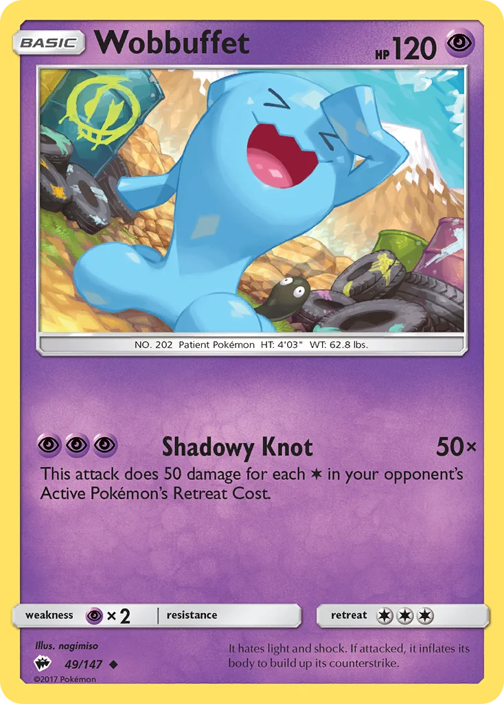 Wobbuffet · Burning Shadows