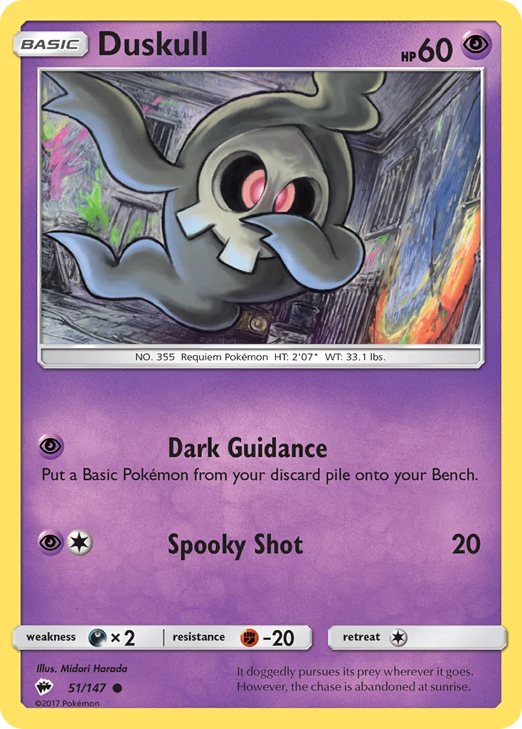 Duskull · Burning Shadows