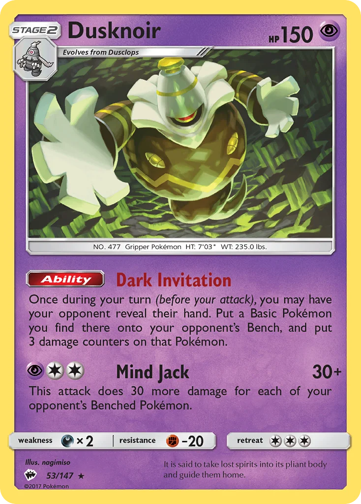 Dusknoir · Burning Shadows
