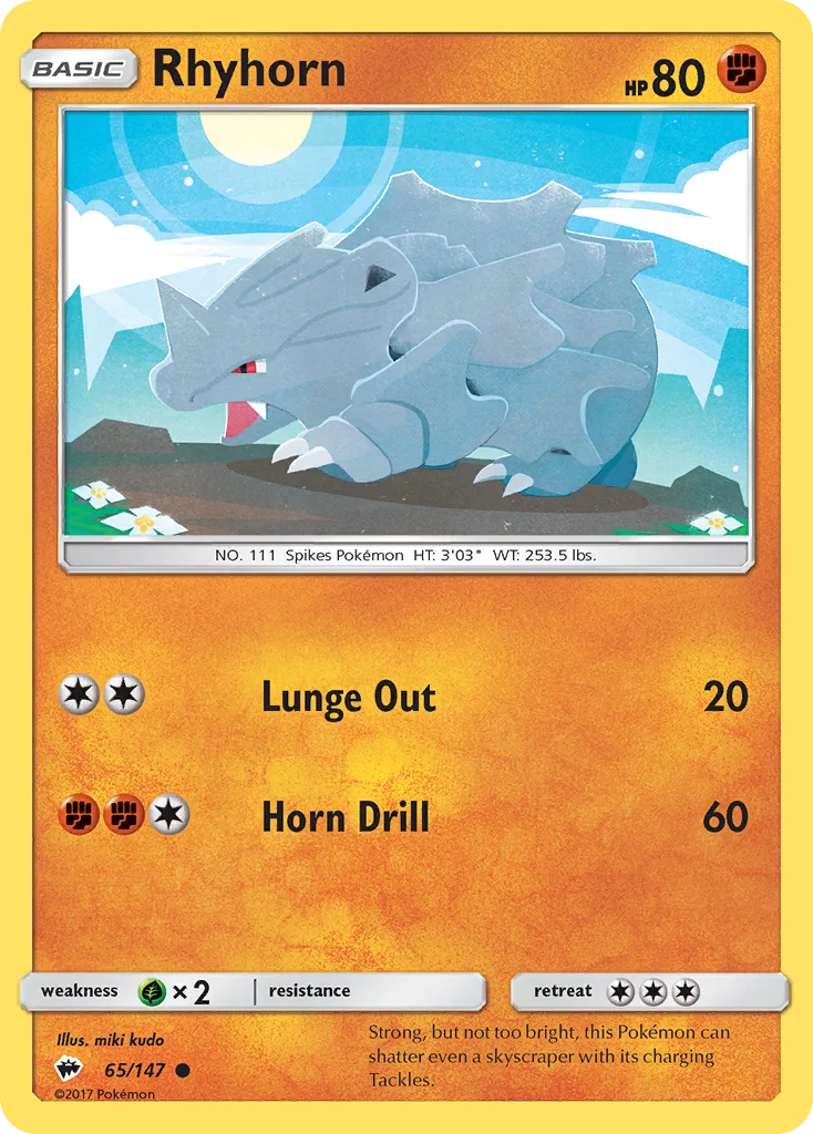 Rhyhorn · Burning Shadows