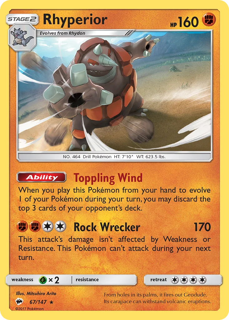 Rhyperior · Burning Shadows