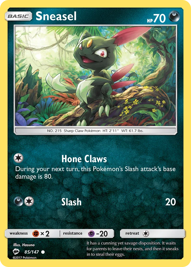 Sneasel · Burning Shadows