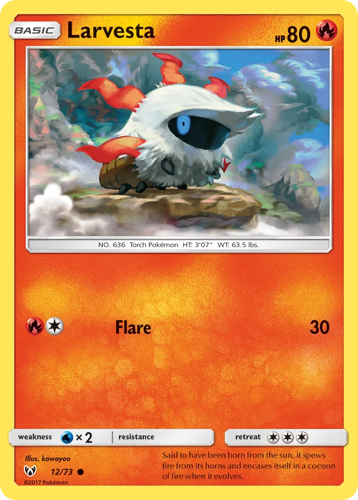 Larvesta · Shining Legends