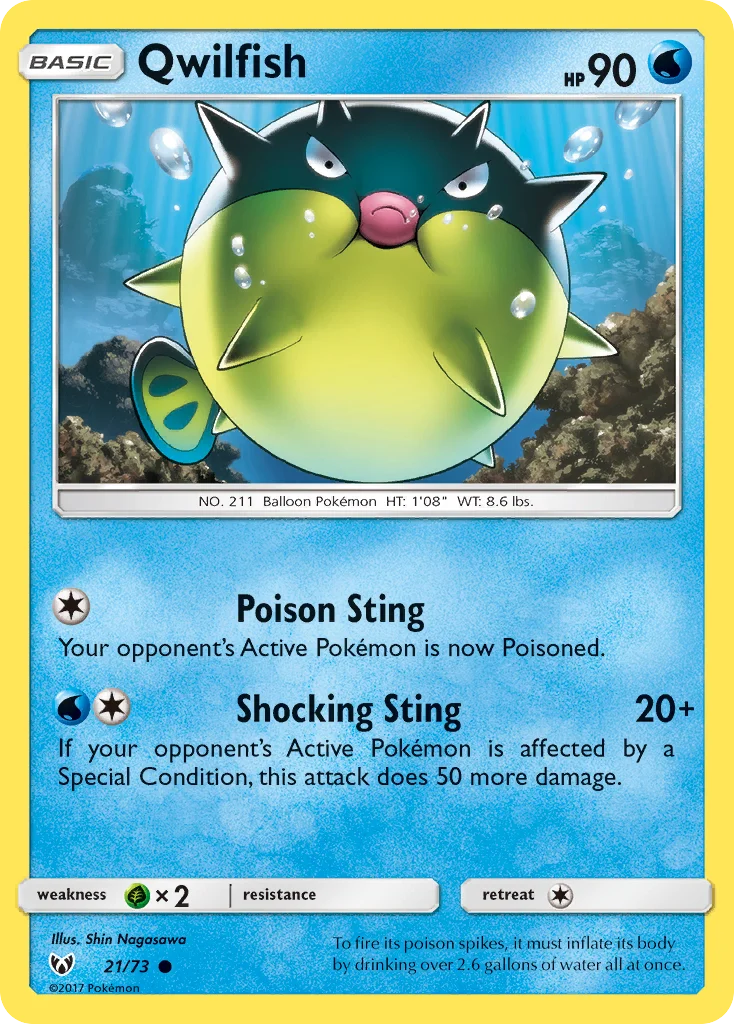 Qwilfish · Shining Legends