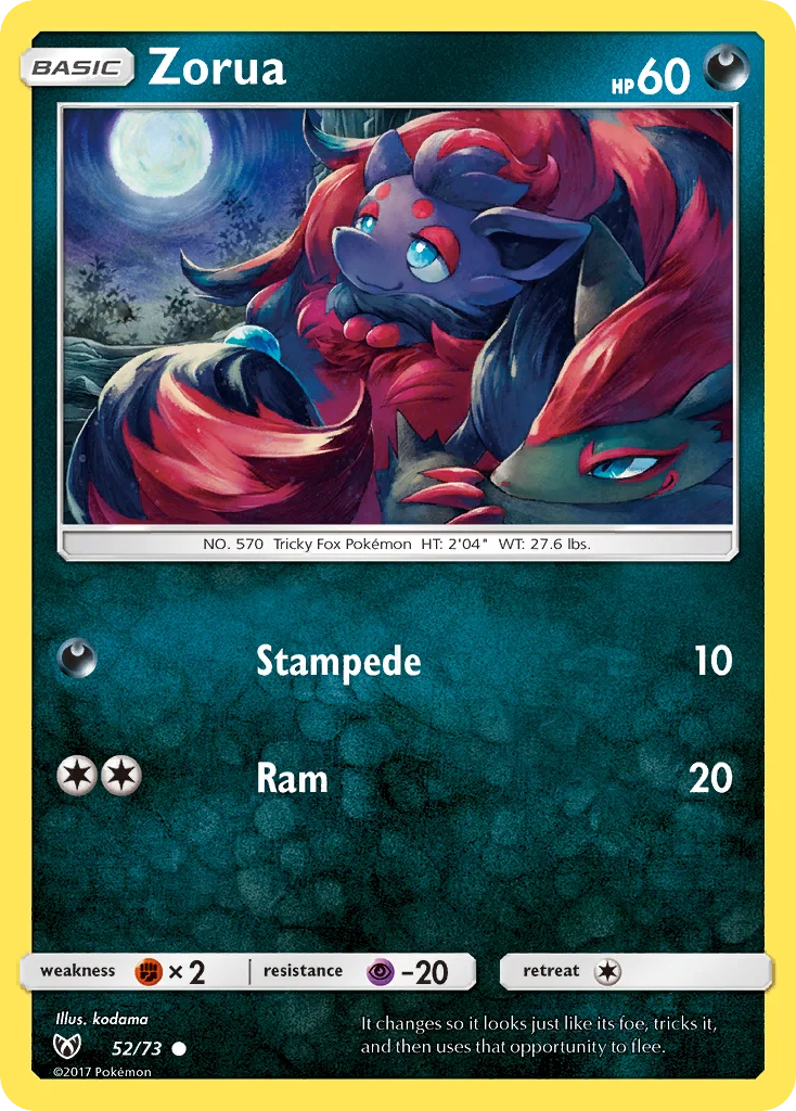 Zorua · Shining Legends