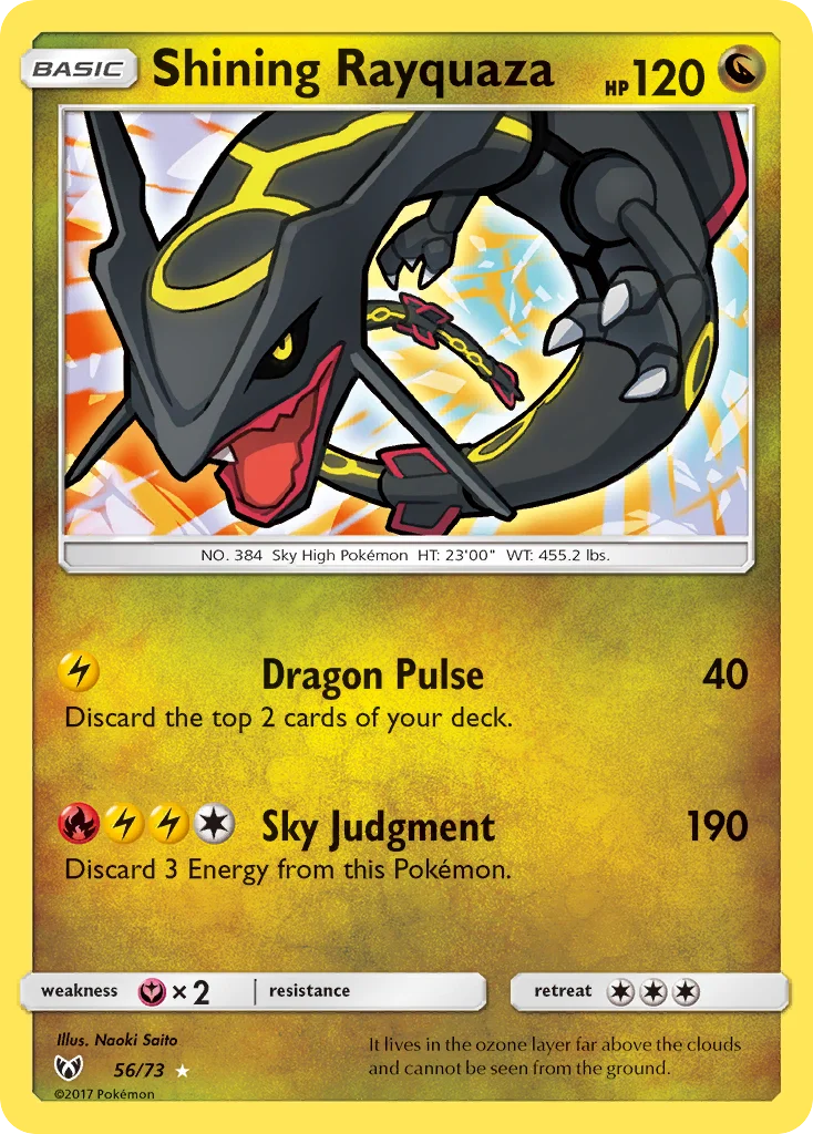 Shining Rayquaza · Shining Legends