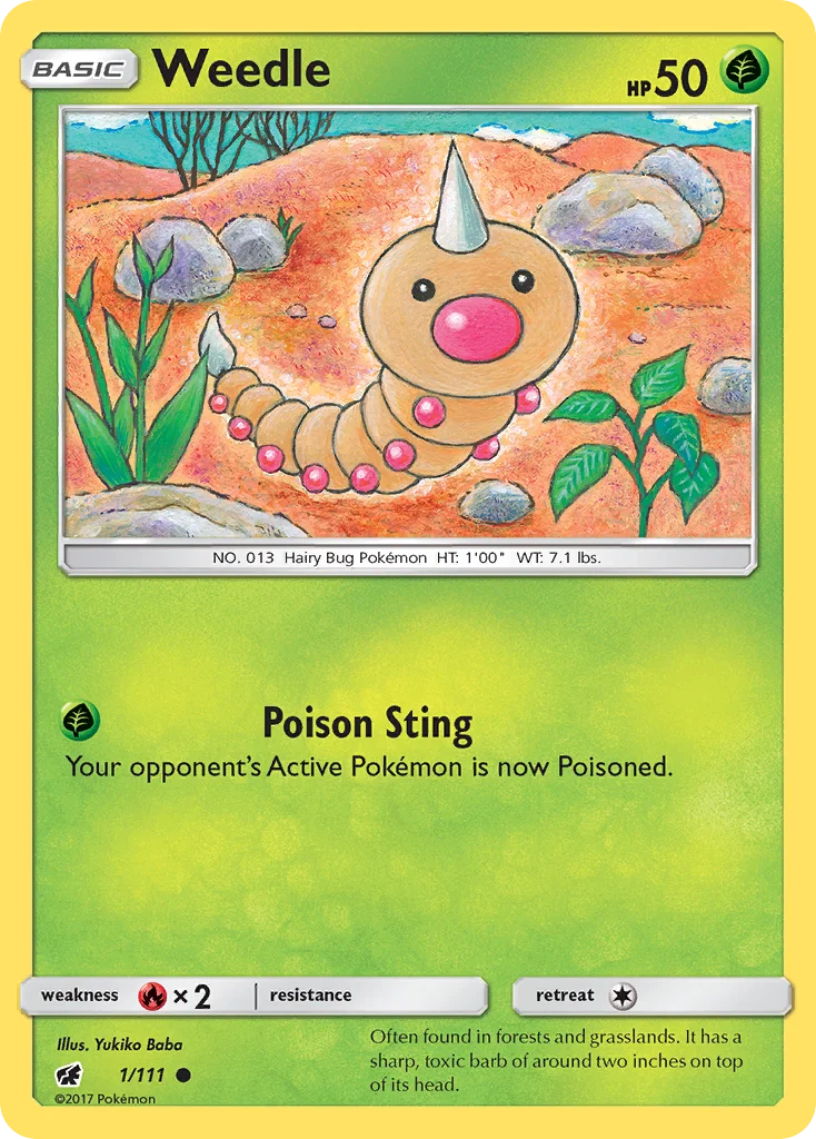 Weedle · Crimson Invasion