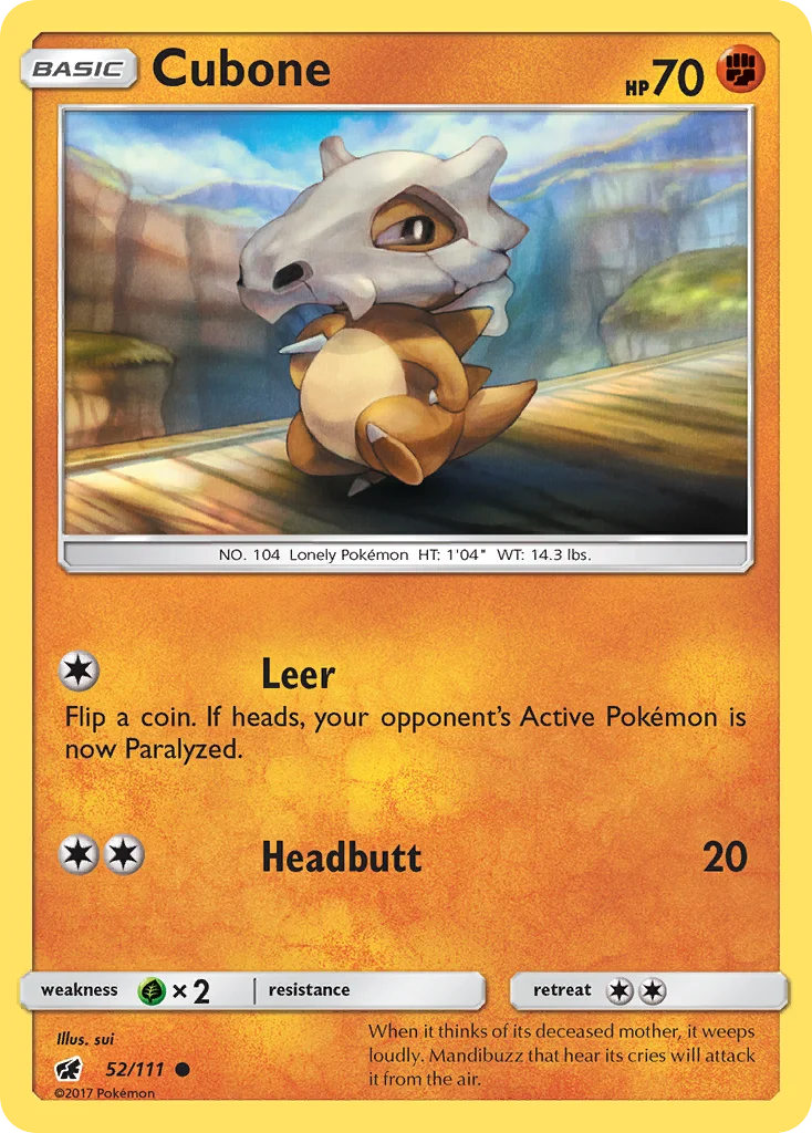 Cubone · Crimson Invasion