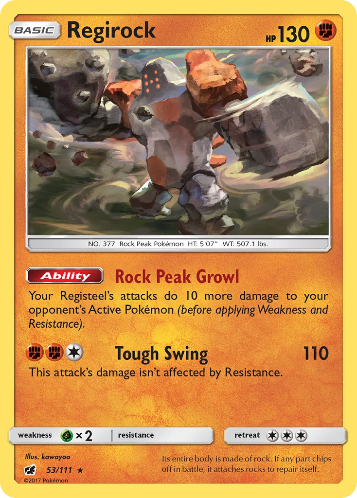Regirock · Crimson Invasion