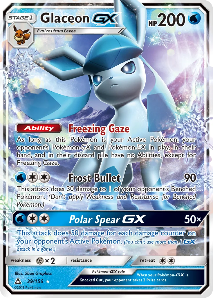 Glaceon-GX · Ultra Prism