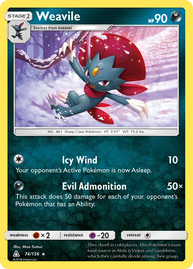 Weavile · Ultra Prism