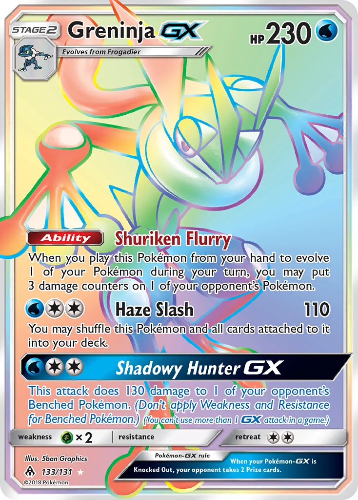 Greninja-GX · Forbidden Light