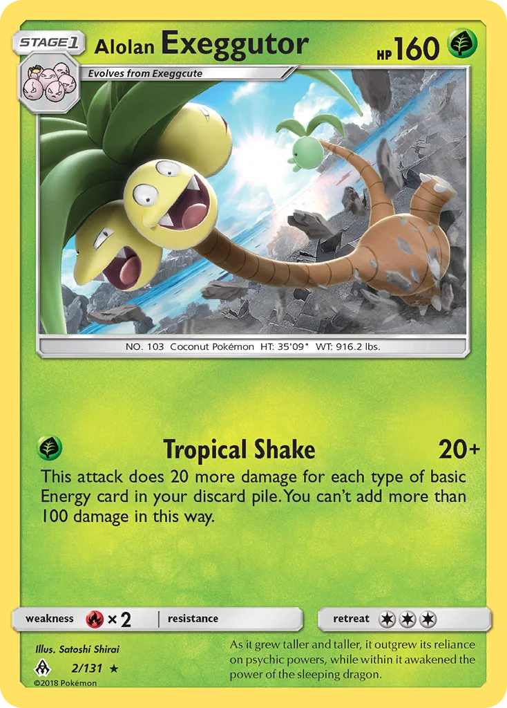 Alolan Exeggutor · Forbidden Light