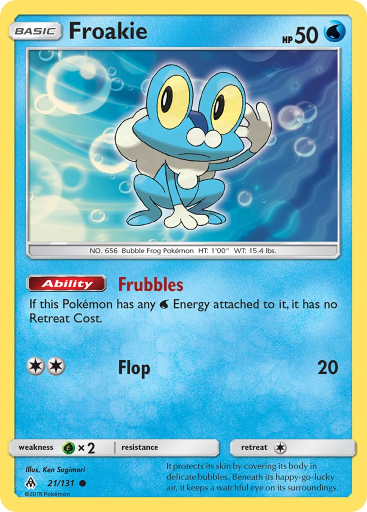 Froakie · Forbidden Light