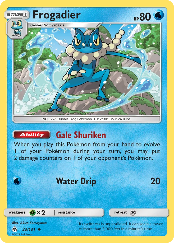 Frogadier · Forbidden Light