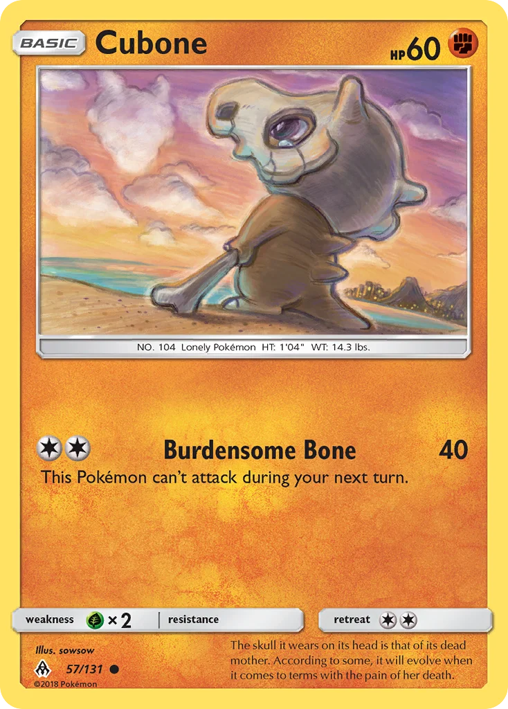 Cubone · Forbidden Light