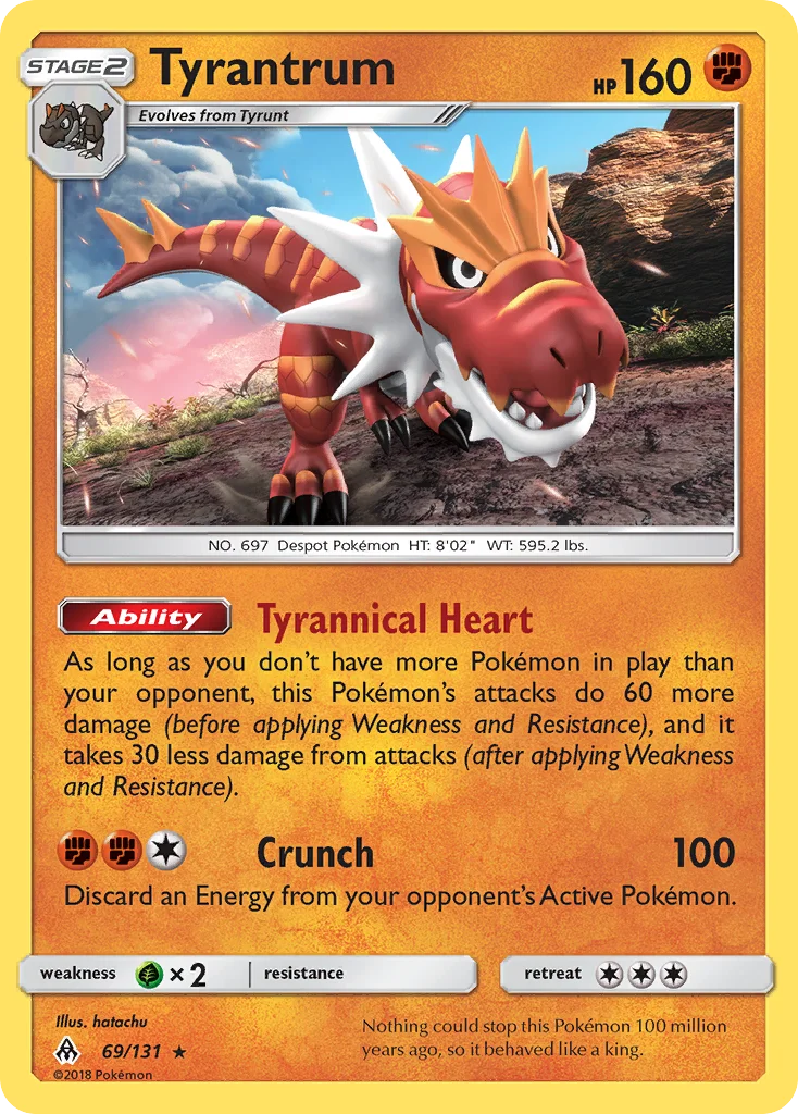Tyrantrum · Forbidden Light