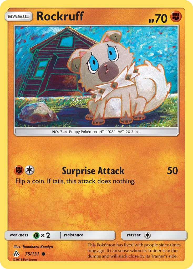 Rockruff · Forbidden Light