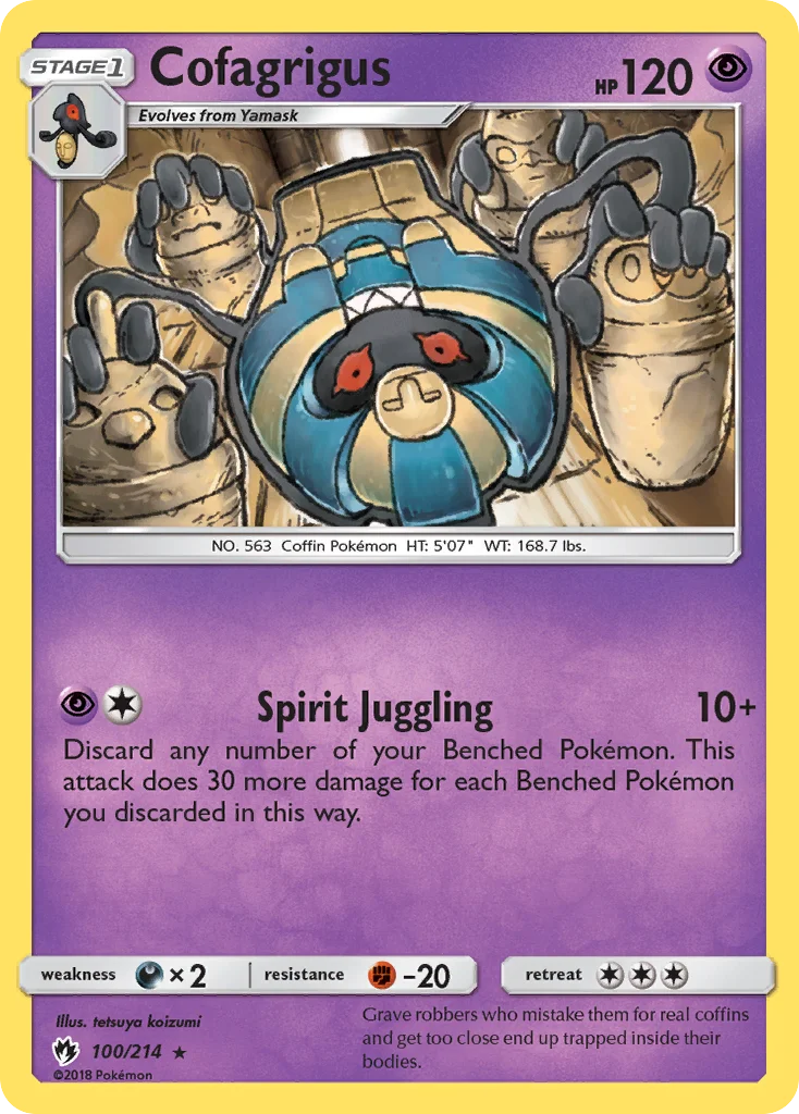 Cofagrigus · Lost Thunder