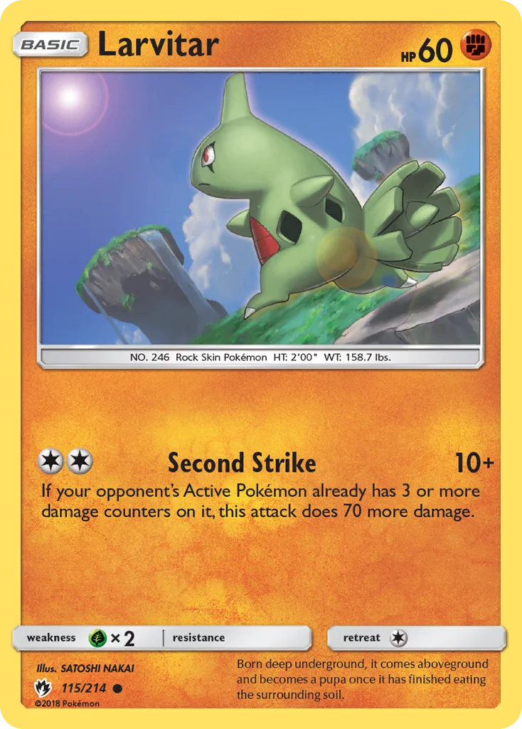 Larvitar · Lost Thunder