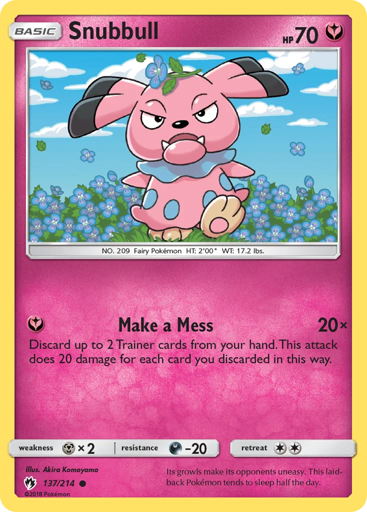 Snubbull · Lost Thunder