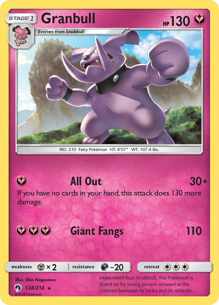 Granbull · Lost Thunder