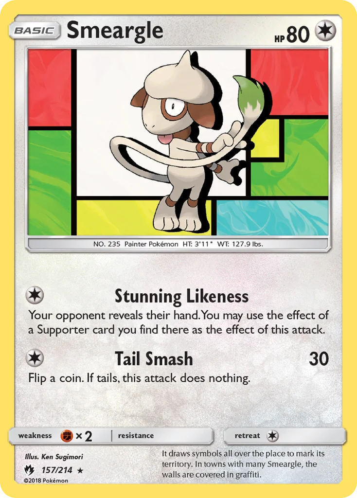 Smeargle · Lost Thunder