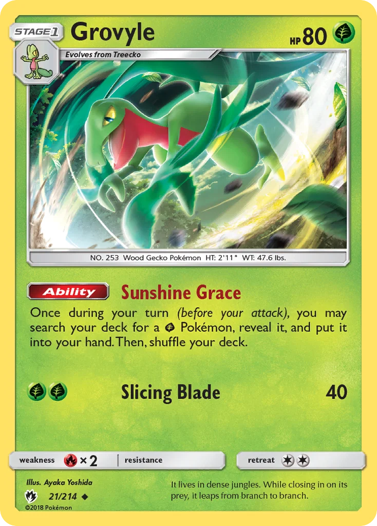 Grovyle · Lost Thunder